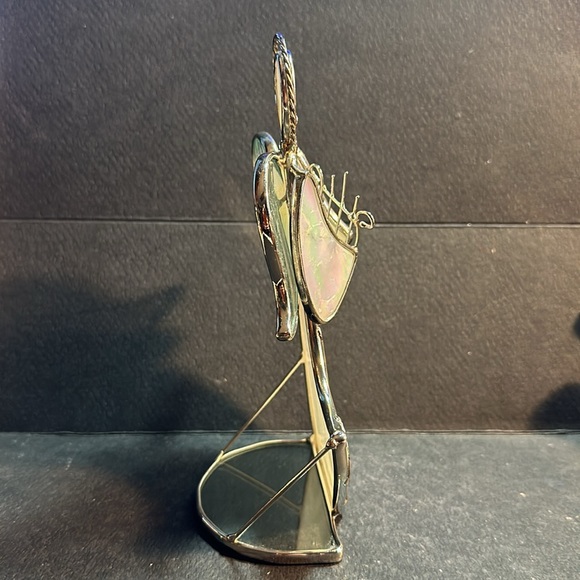 2x Stained Glass Angel Votive Or Tealight Candle Holder 7 inchesTall - Picture 9 of 9